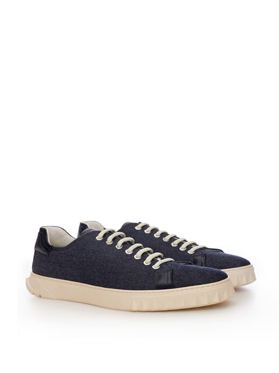 Cube 16 Denim Sneakers in Blue