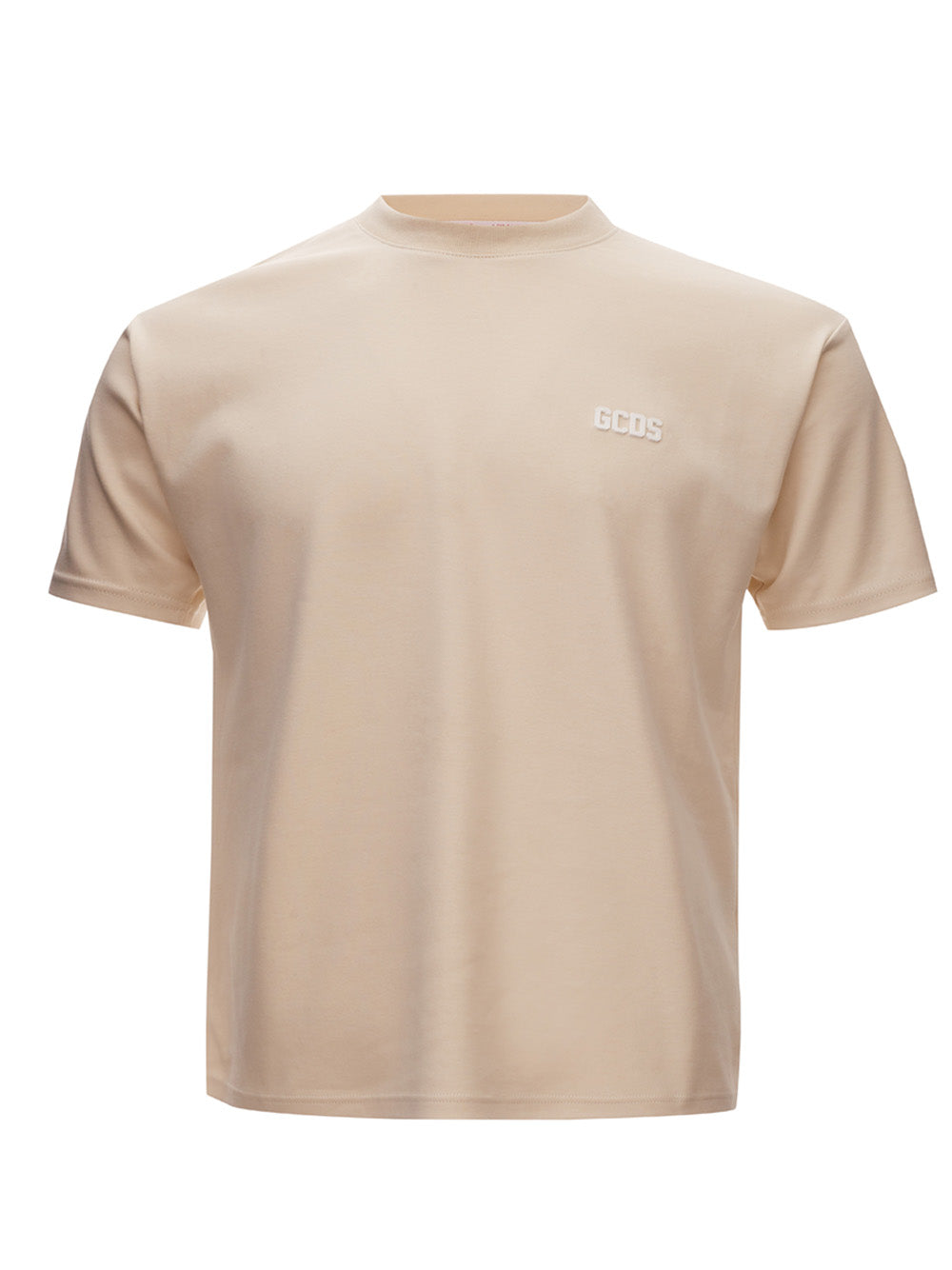 Oversized Beige Cotton T-Shirt