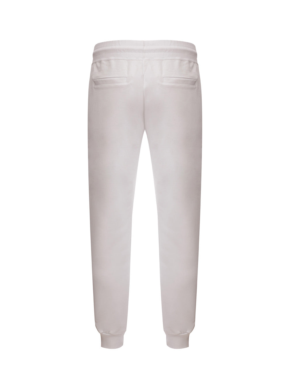 White Sweatpants with Logo