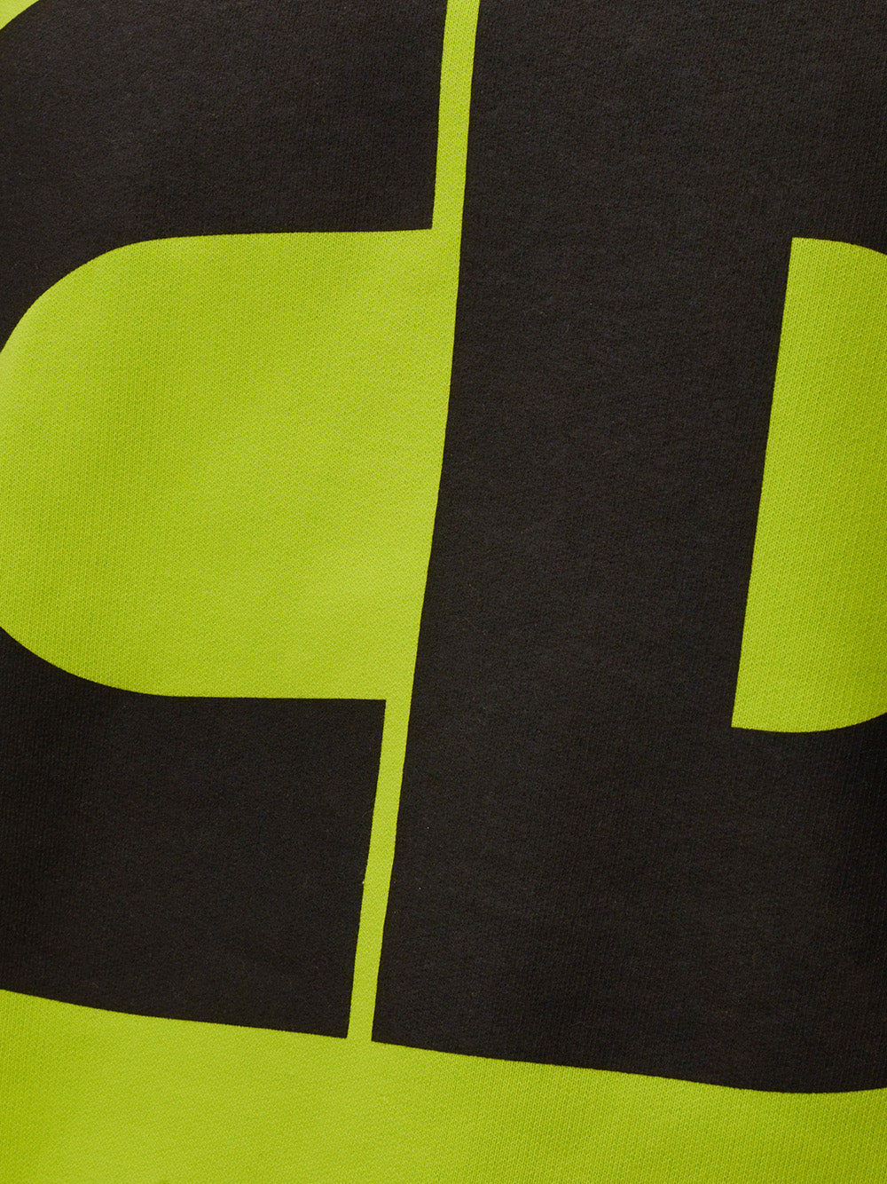 Neon Green Oversized Sweatshirt with Logo