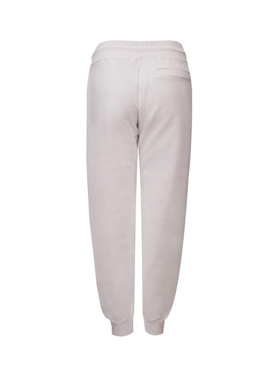 Jogging White Sweatpants with Logo