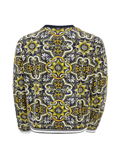 Majolica Print Sweatshirt