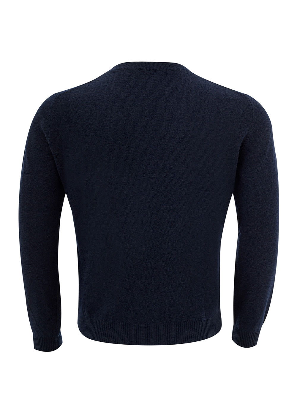 Basic Blue Cashmere Blend Round neck Jumper