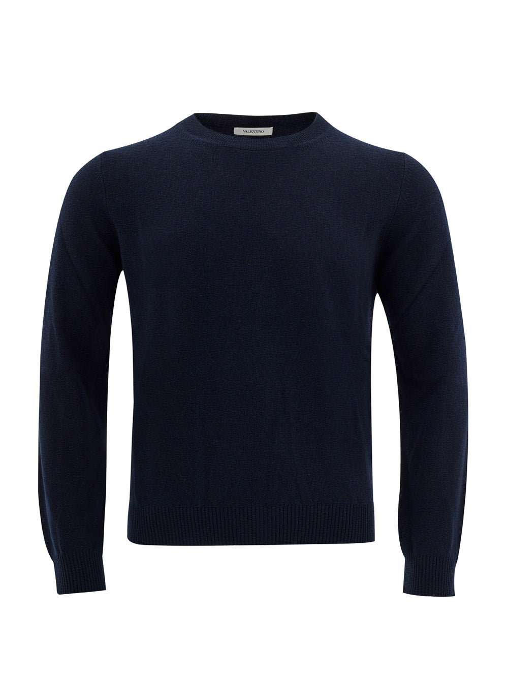 Basic Blue Cashmere Blend Round neck Jumper