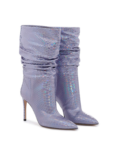 Reptile Print Ankle Slouchy Boot