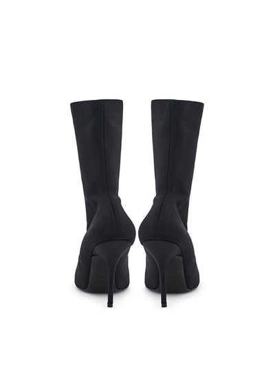 Black Ankle Boot 'knife'