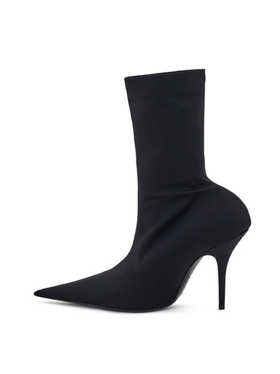 Black Ankle Boot 'knife'