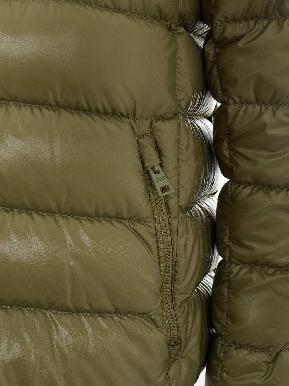 Ultralight Quilted Green Jacket