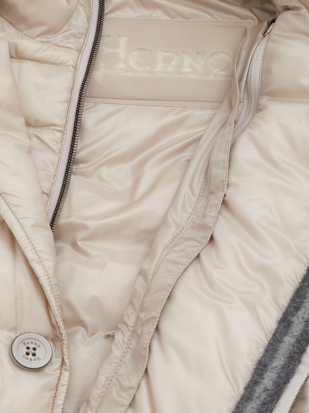 Ultralight Quilted Ivory Jacket