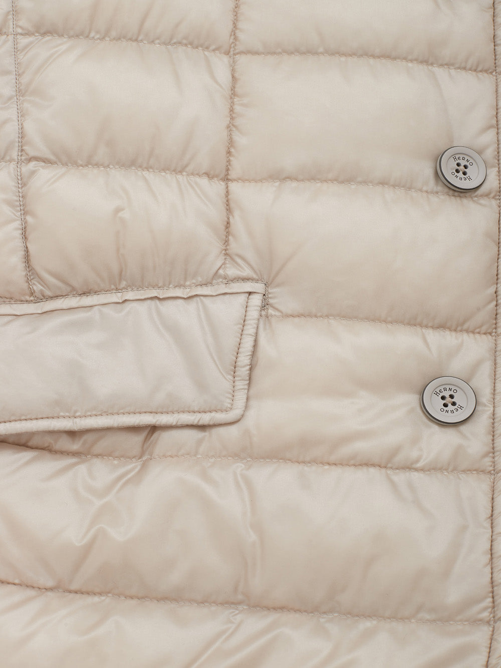 Ultralight Quilted Ivory Jacket