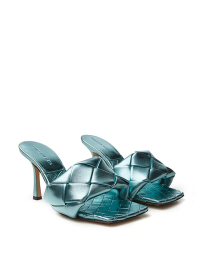 Light Blue Metal Mule 'Lido' Sandal