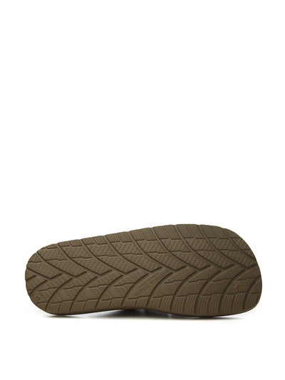 Rubber Kaki 'Flinston' Slipper