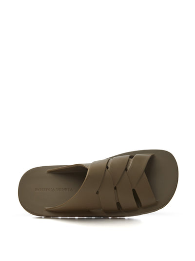 Rubber Kaki 'Flinston' Slipper