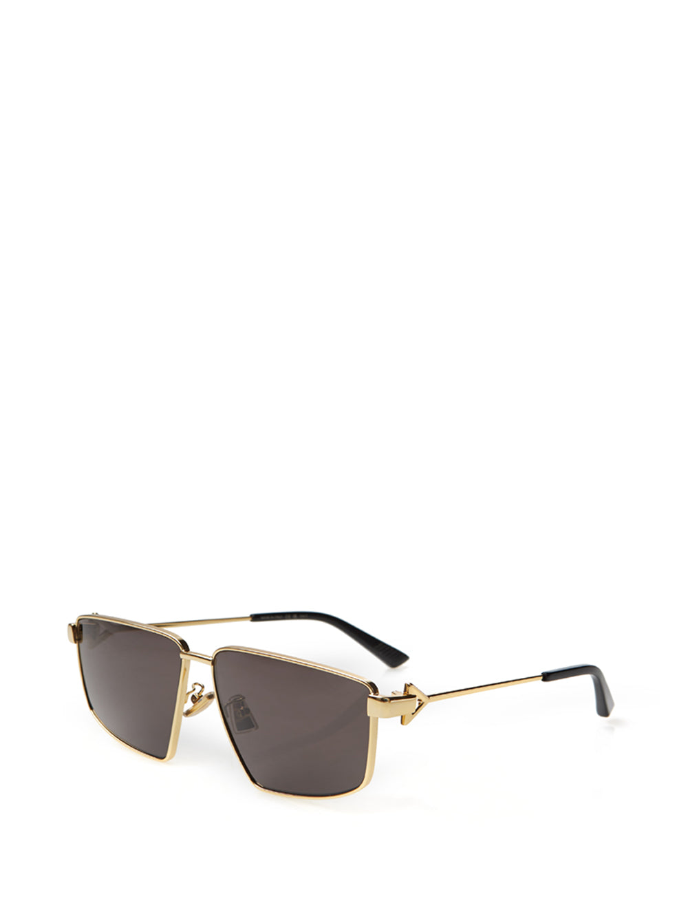 Squared Gold Metal Sunglasses