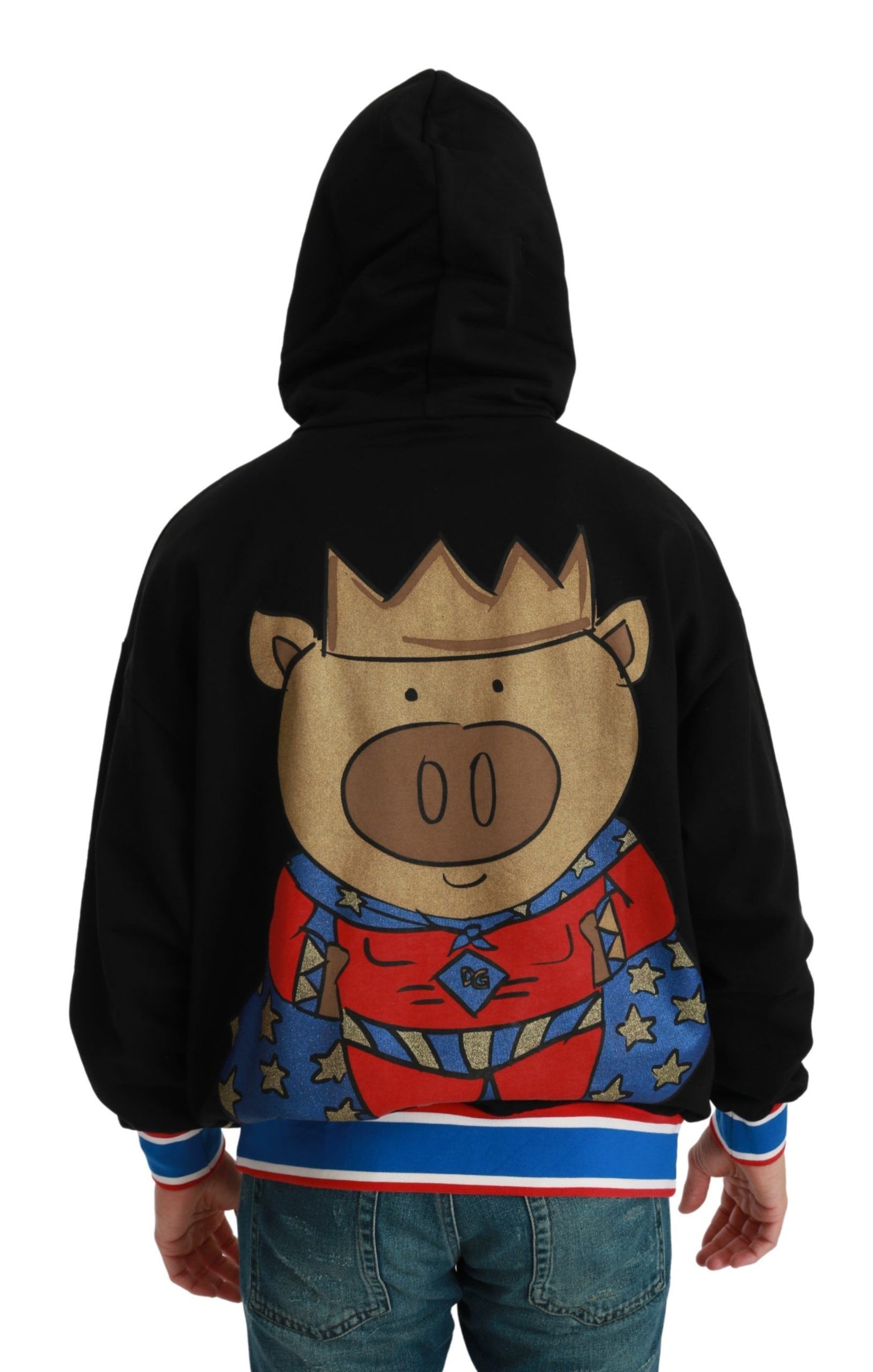 Black Sweater Pig of the Year Hooded