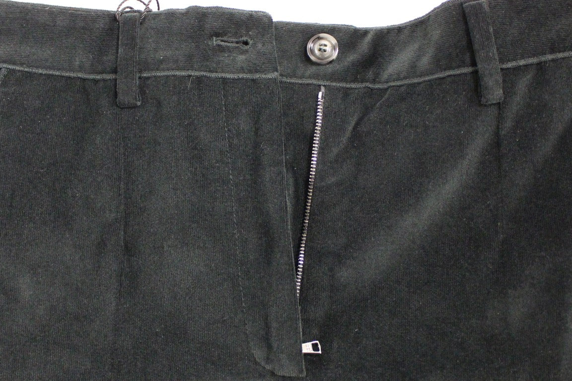 Black cotton shorts pants