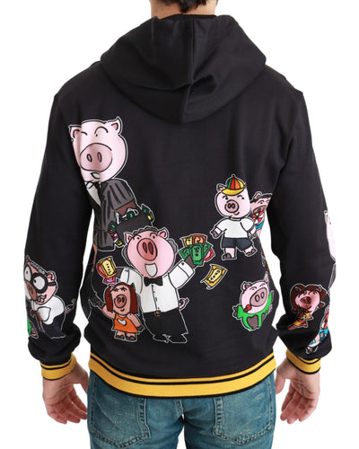 Black Pig of the Year Hooded Sweater