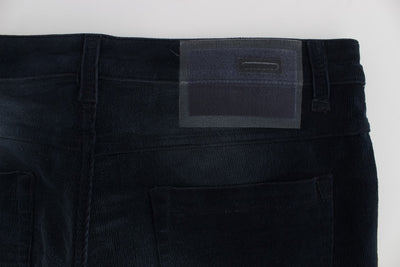 Blue Wash Cotton Stretch Slim Fit Jeans