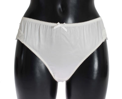 White Satin Stretch Underwear Panties