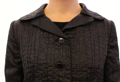 Black Short Bolero Shrug Jacket Coat