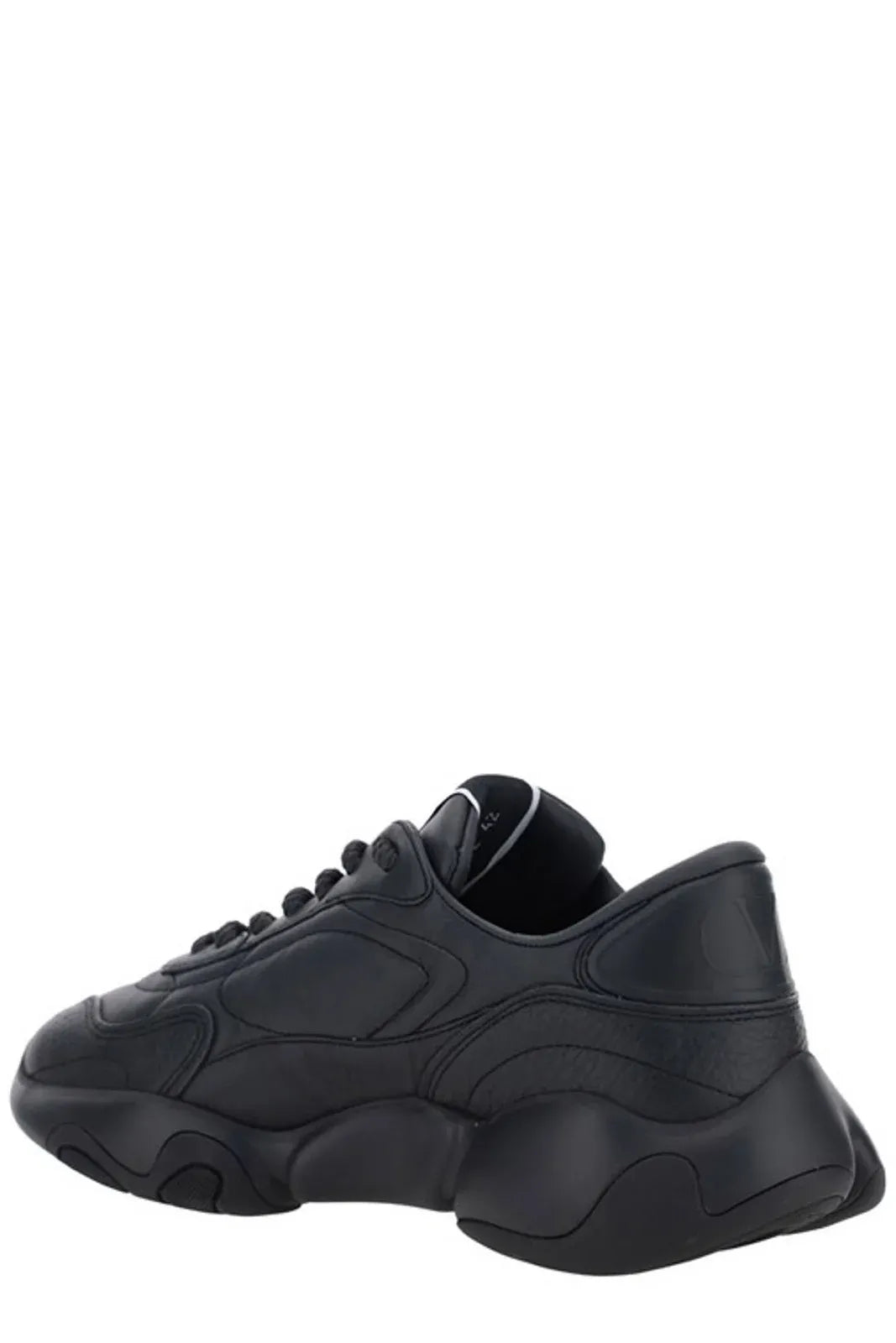 Black Calf Leather Garavani Sneakers