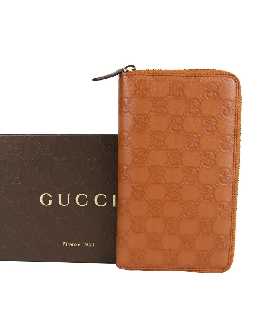 Gucci Women's Leather Zip Around Wallet With Coin Pocket