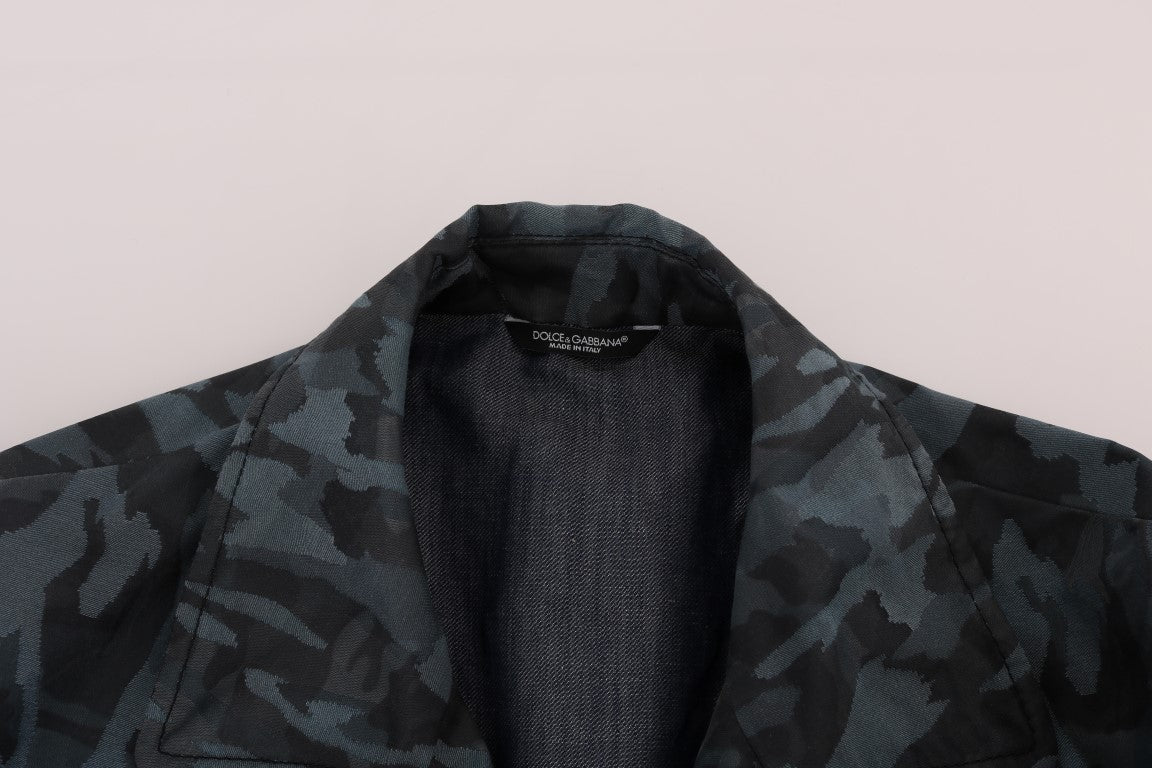 Blue Camouflage Trench Trench