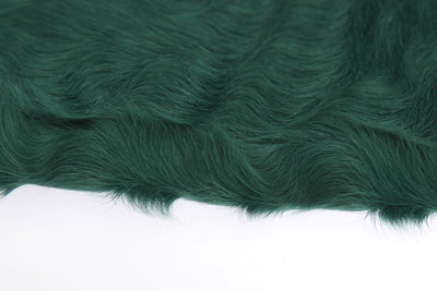 Green Leather Xiangao Fur Elbow Gloves