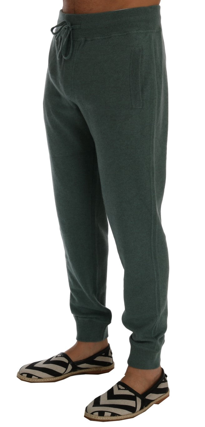 Green Cashmere Training Pants