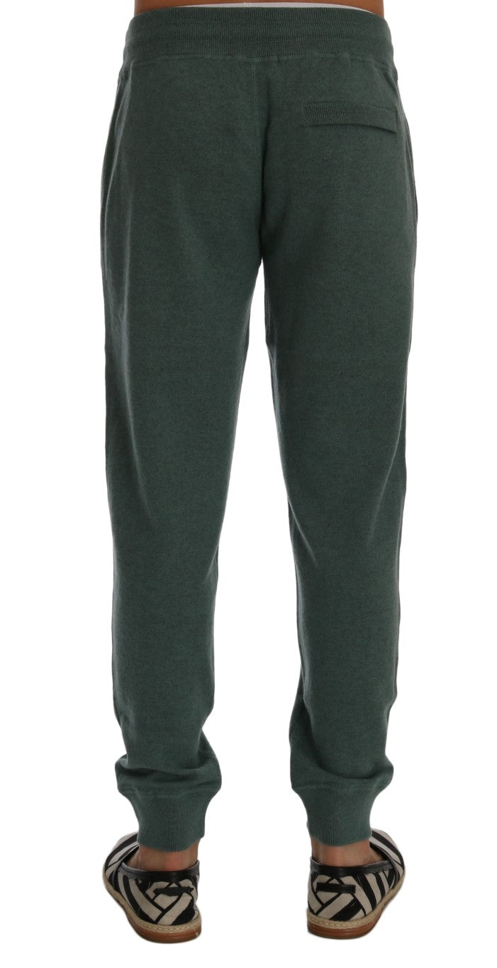 Green Cashmere Training Pants