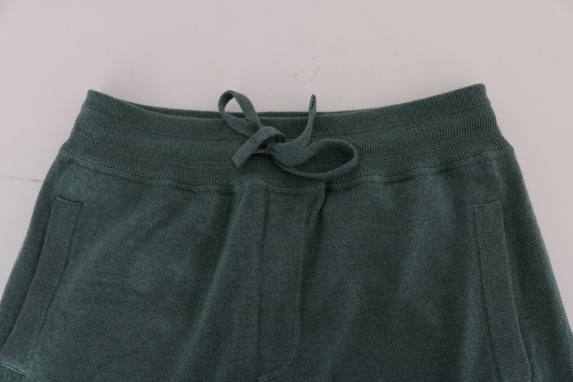 Green Cashmere Training Pants