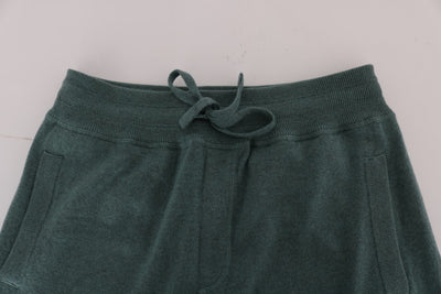 Green Cashmere Training Pants