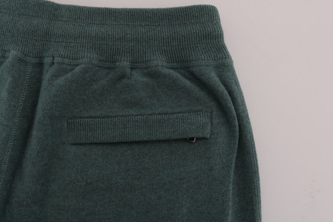 Green Cashmere Training Pants