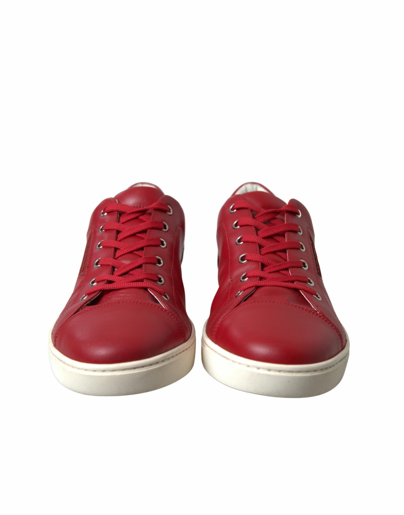 Shoes Red Portofino Leather Low Top Mens Sneakers