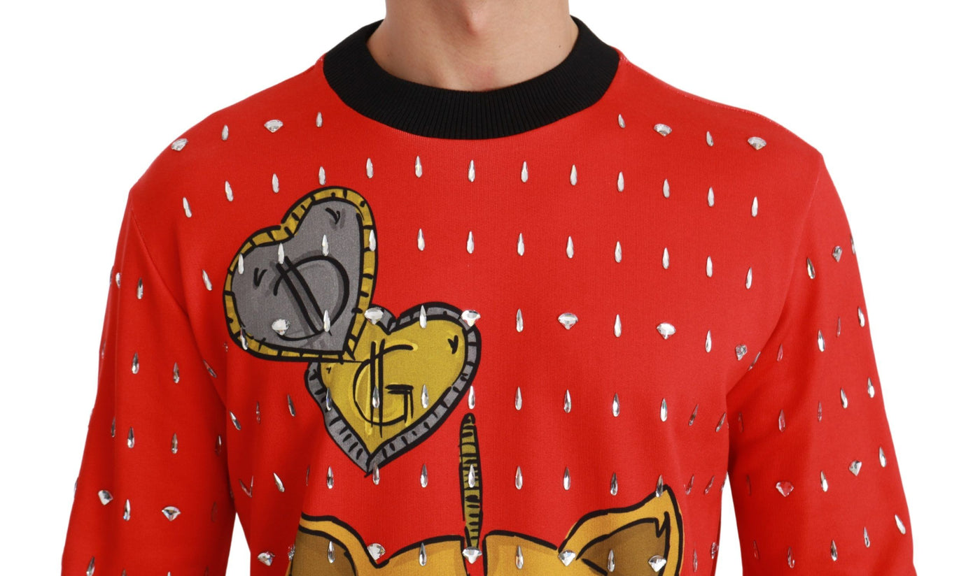 Red Crystal Pig of the Year Sweater