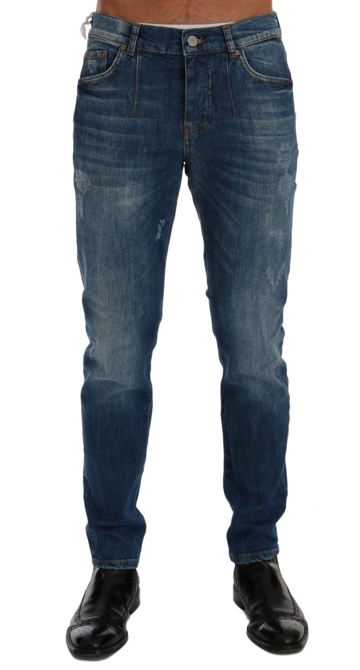 Blue Wash Perth Slim Fit Jeans