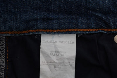 Blue Wash Torn Dunfermile Slim Fit Jeans