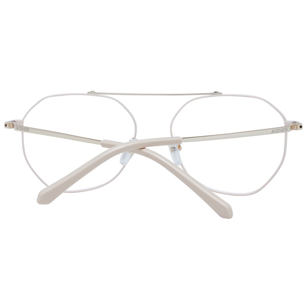 Beige Unisex Optical Frames