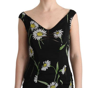 Sunflower Silk Stretch Sheath Dress