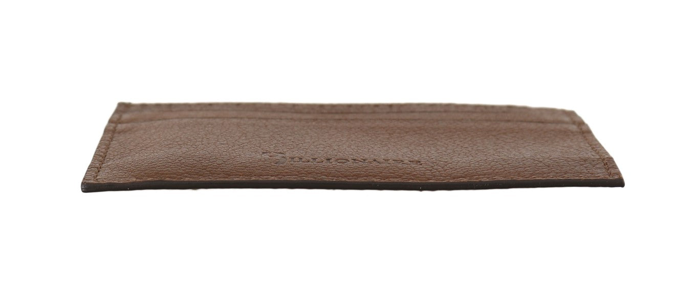 Brown Leather Cardholder Wallet