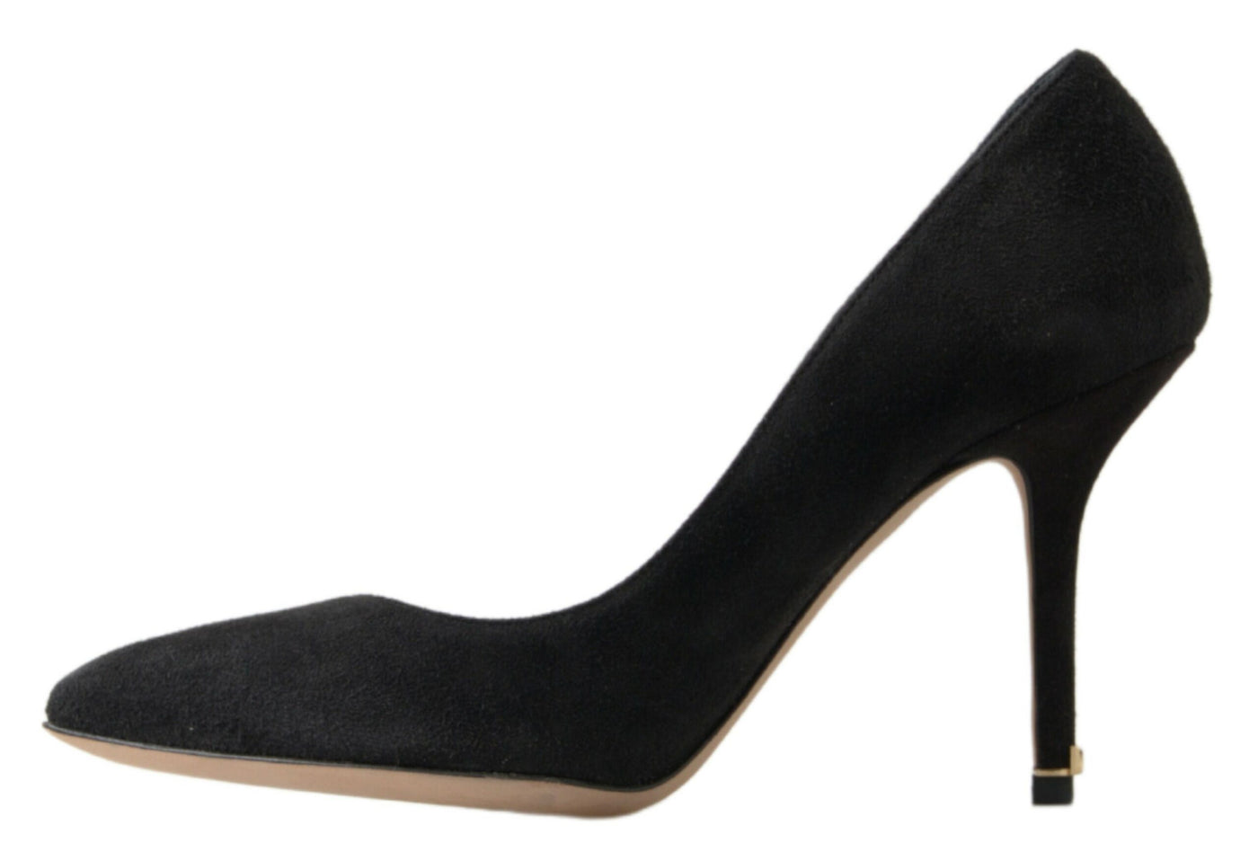 Black Suede High Heels Pumps Classic Shoes