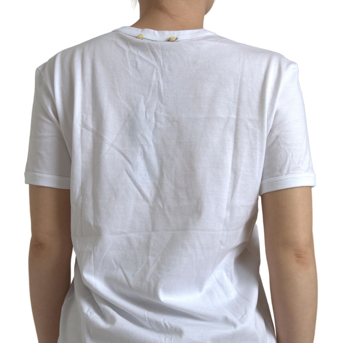 White Cotton MILLENNIALS Round Neck T-shirt