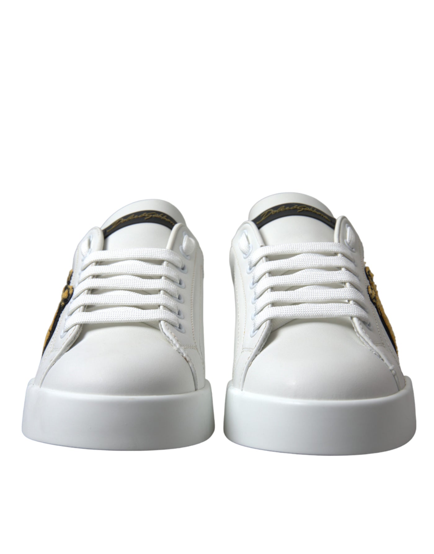 White Crown Portofino Leather Sneakers Shoes