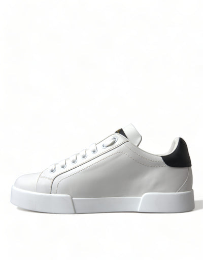 White Crown Portofino Leather Sneakers Shoes