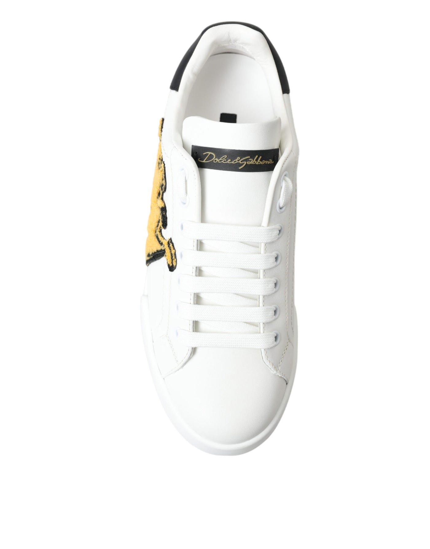 White Crown Portofino Leather Sneakers Shoes