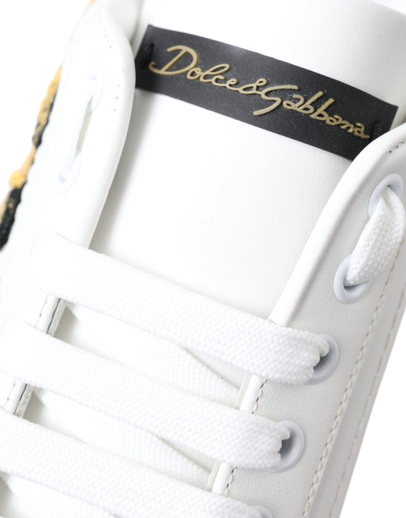 White Crown Portofino Leather Sneakers Shoes