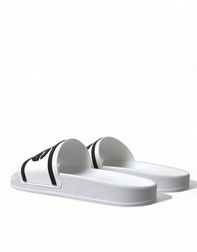 White Rubber Sandals Slippers Beachwear Men Shoes