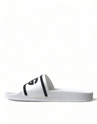 White Rubber Sandals Slippers Beachwear Men Shoes