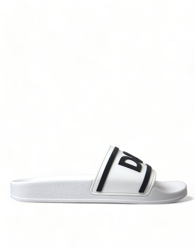 White Rubber Sandals Slippers Beachwear Men Shoes