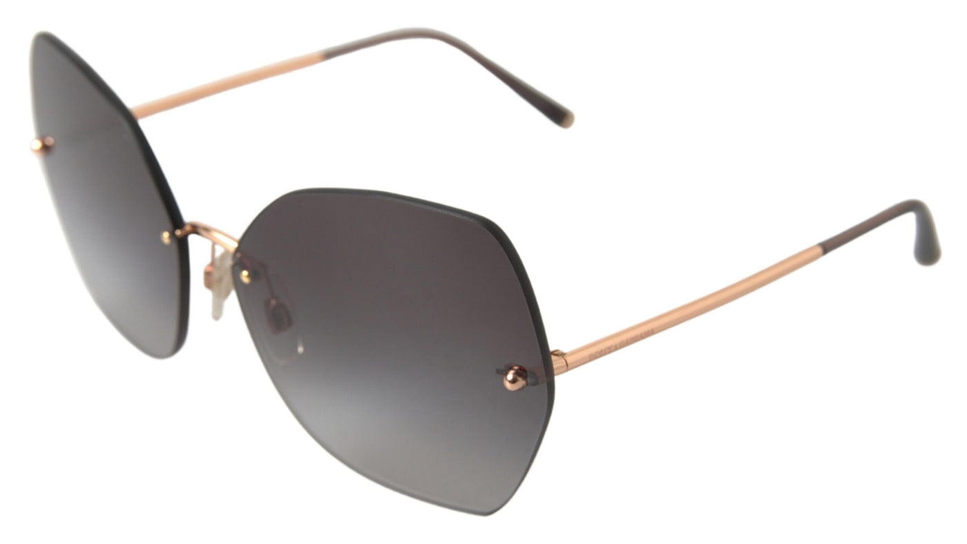 Gold DG2204 Mirror Gradient Women Sunglasses